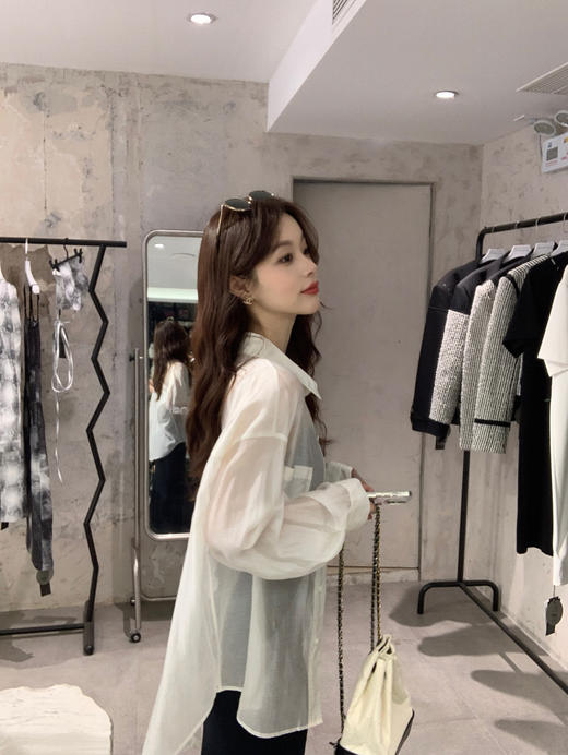 金蘑菇菇 夏日法则 连帽版防晒天丝衬衫 商品图12