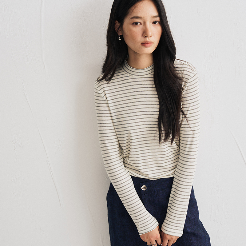 （小眠专属）SPLELED天丝醋纤立缝羊毛针织衫 | 基础百搭，修身款式，拉伸腰线！