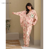 可人儿春秋季带bra泡泡绵女士长袖长裤睡衣可外出小众家居服套装 商品缩略图3