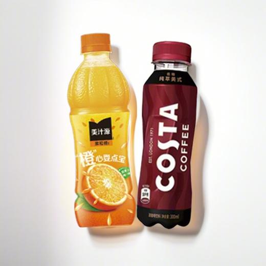 【特调DIY】橙C美式：美汁源果粒橙450ml + Costa纯萃美式浓咖啡300ml 商品图0