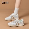 ZHR银色德训鞋女2025秋季新款百搭厚底休闲运动鞋透气阿甘鞋 商品缩略图1