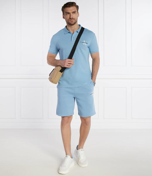 Clavin Klein 卡文·克莱 男士百搭弹棉休闲Polo短袖T恤11811 商品图9