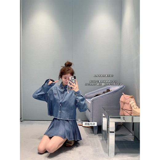 金蘑菇菇  美拉德 miu系衬衫套组 / 时髦少女秋冬短外套 商品图14