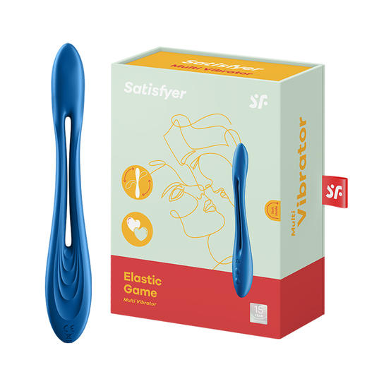 Satisfyer Elastic Game 娜基莉震动器女用情趣震动棒多功能振动器 商品图5