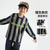 漫画家【条纹攀岩T】户外攀岩元气宽条棉感长袖训练上衣 商品缩略图2