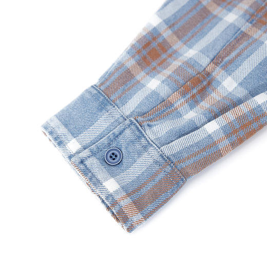 【新品上新】HX 春秋季水洗牛仔衬衫式茄克衫外套C105530014101 商品图9