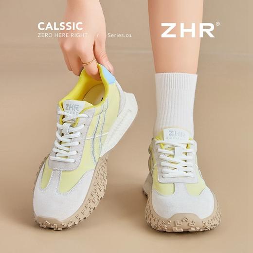 ZHR则则厚底德训鞋女2025新款内增高百搭阿甘运动鞋轻便女鞋 商品图0