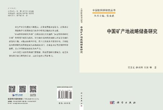 中国矿产地战略储备研究 商品图3