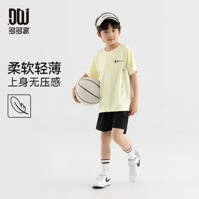【件件底价~团购44.9元】多多家男童运动套装2025夏装新款儿童中大童短袖短裤印花两件套潮10573