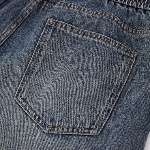 【新品上新】HX 秋季水洗直筒牛仔长裤C201530001101 商品图7