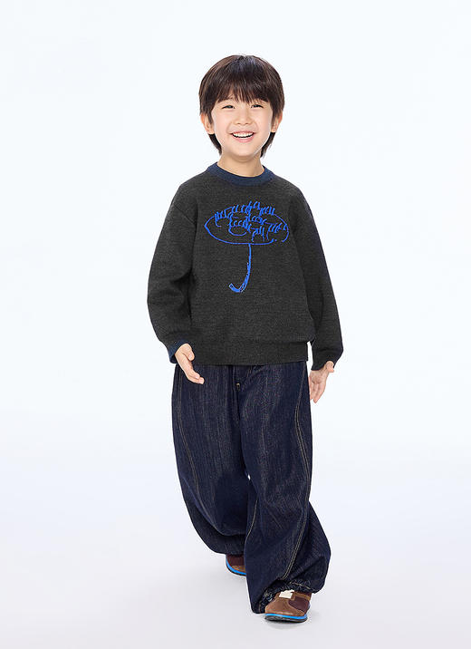 jnby  25年秋款  长袖套头毛衫  1P8311850 商品图7