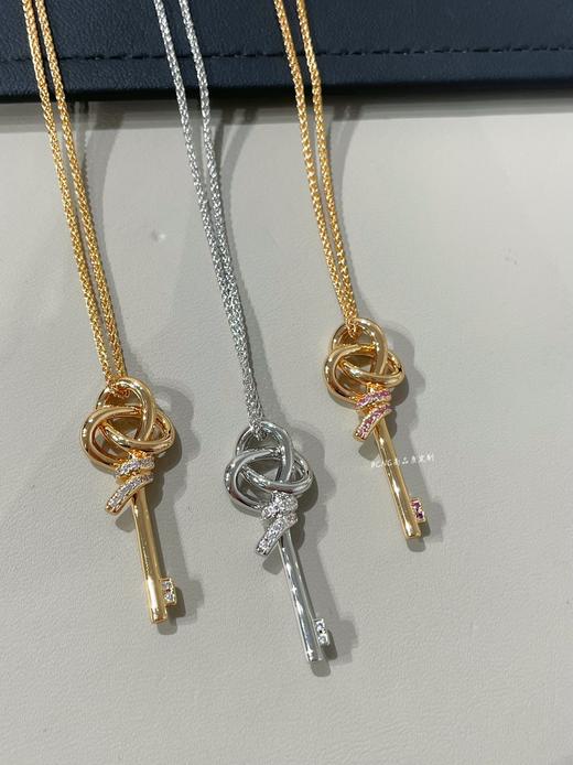 蒂芙尼  新款半钻钥匙项链(ZS*XTY) 商品图0