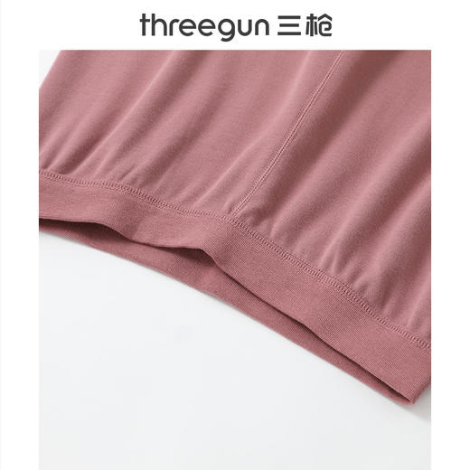 Threegun三枪 芯柔棉半高领女士内衣套-T20047D02 商品图4
