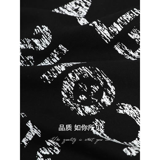 【专属秒杀】COCOBELLA黑色字母印花小个子连帽卫衣女秋新款休闲外套SE619 商品图4