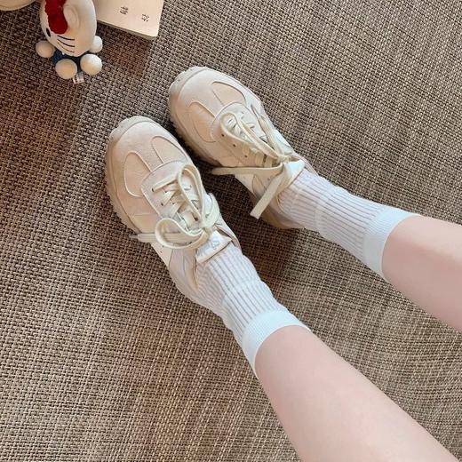 给大家安排上啦💌【7cm内增高~圆头系带运动老爹鞋】又舒服又时髦，快来选颜色 日常穿出门回头upup❗❗ 商品图6