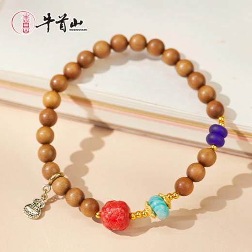 牛首山文创礼品兰亭·老山檀香单圈手串送闺蜜朋友手饰节日礼物 商品图4
