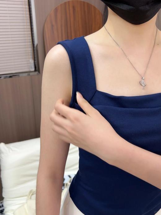 69.9💰得2件！“锁骨天花板”🔥【韩剧女主直角肩一字领背心】肩带加宽有弹力不勒卡，完美遮盖住副乳‼️ 商品图6