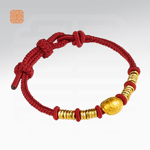 玺匠金铺《足金富甲天下》足金9999 黄金手链 商品图2