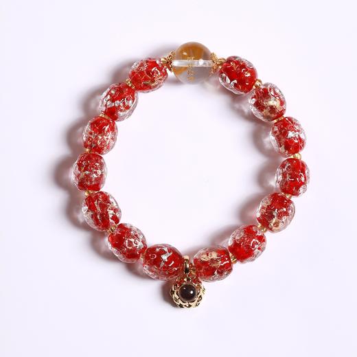 【敦煌八大锤纹金箔香灰珠手串】敦煌小众八大守护神生肖 佛光色锤纹香灰珠佛珠手串 商品图8