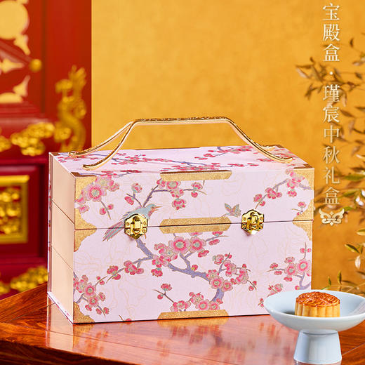 2025朕的心意 宝殿盒 雅宸/瑾宸/ 香宸720g 礼盒装 80g*9粒 故宫食品中秋月饼礼盒 商品图0