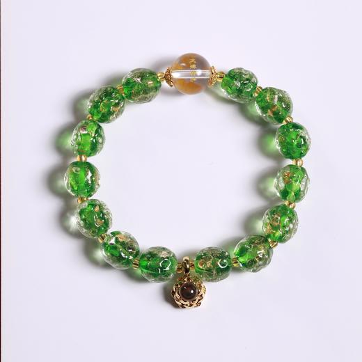 【敦煌八大锤纹金箔香灰珠手串】敦煌小众八大守护神生肖 佛光色锤纹香灰珠佛珠手串 商品图7