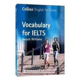 柯林斯雅思考试词汇 英文原版书 Vocabulary for IELTS 进口英语书籍教材 全英文版 可搭雅思阅读听力语法写作口语