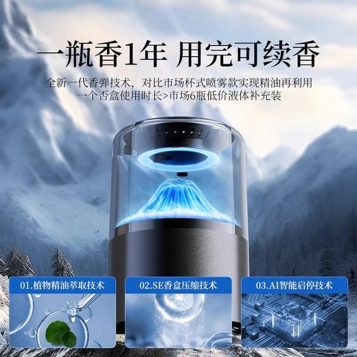 2025新款云雾观景车载香薰机 汽车香水高档智能车载香薰自动喷雾 商品图1