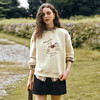 OLrain欧芮儿美式休闲设计感宽松套头卫衣女秋季2025新款圆领上衣 商品缩略图0