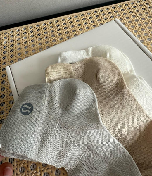 lu家男女款桑蚕丝短袜5双装/盒051607 商品图6