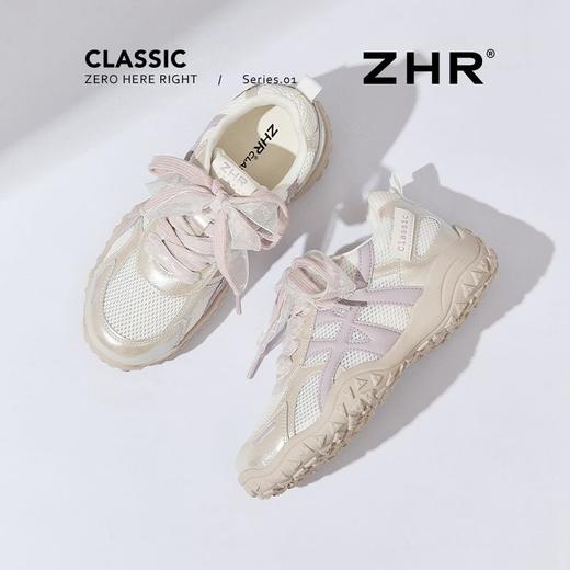 ZHR内增高户外阿甘鞋女鞋2025春秋新款休闲轻便百搭运动鞋多巴胺 商品图7