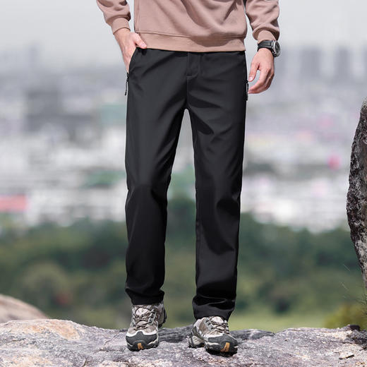 罗蒙男士春秋户外战术休闲裤前后袋时尚拉链直筒百搭长裤子 商品图1