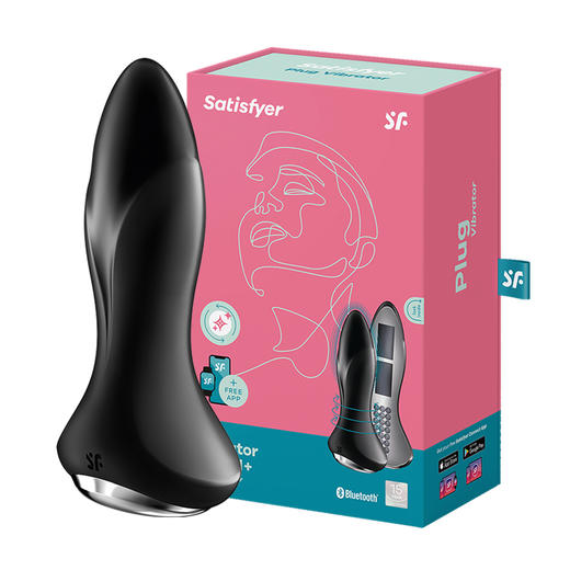 Satisfyer Rotator Plug 1 罗迪震动肛塞1代 APP版  后庭震动肛塞 男女通用情趣用品 商品图1