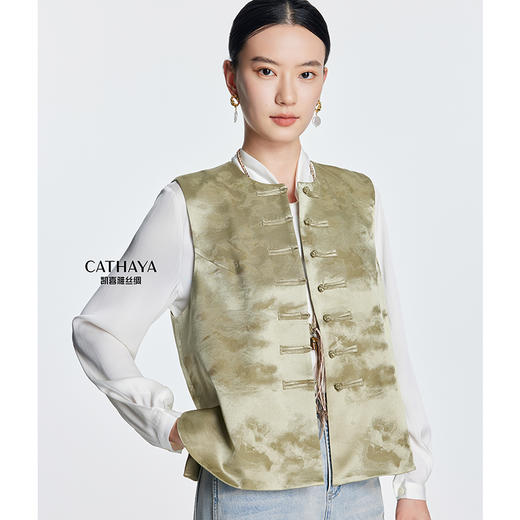 凯喜雅【水物语】 新中式马甲 商品图0