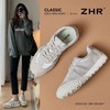 ZHR银色德训鞋女2025秋季新款百搭厚底休闲运动鞋透气阿甘鞋 商品缩略图3