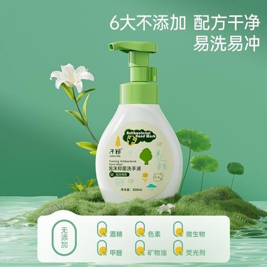 【泡沫型抑菌率99.9%】子初泡沫抑菌洗手液 300g/瓶 商品图2