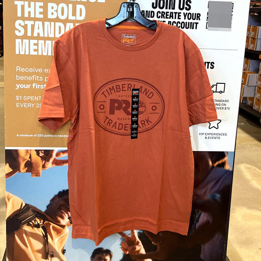 Timberland/添柏岚 PRO 男士夏季纯棉胸前印花透气休闲短袖T恤 商品图2