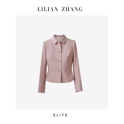 E系列—定制一“婉约风”—“温婉柔雅”—“Lady挚爱”樱花粉上衣 2405024 商品图0