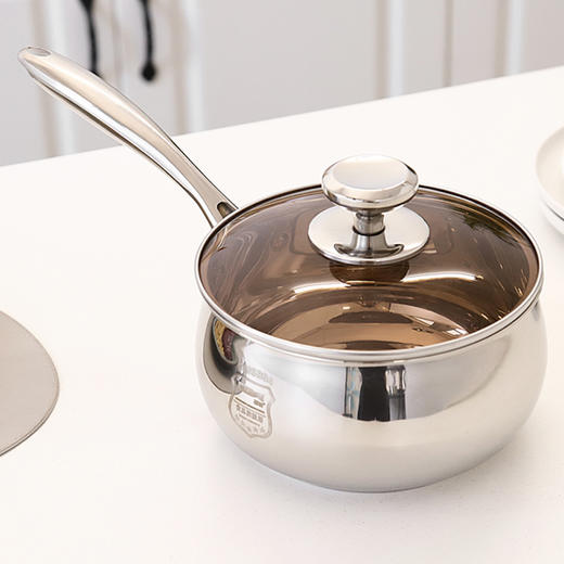易铂埃德曼奶锅，搭配蒸格，蒸煮两用，上蒸下煮 商品图3