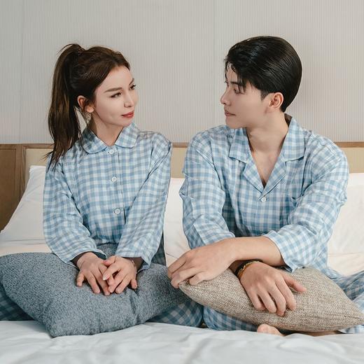 【W印同款】纯棉男女款睡衣  无侧缝法兰绒毛 舒适透气 高级质感 商品图0