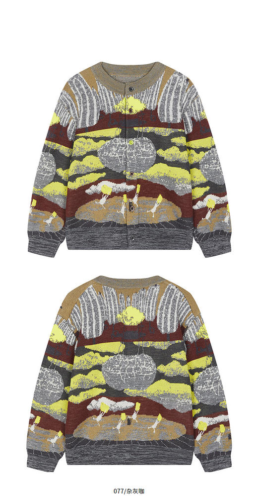 jnby   25年秋款  短款开襟毛衫  1P8310850 商品图9