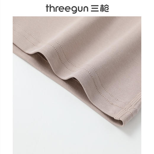 Threegun三枪 高支新疆长绒棉圆领女士内衣套-T20076D02 商品图6