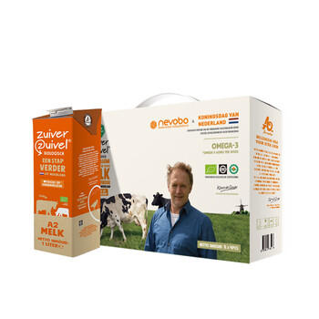 乐荷荷兰有机a2β-酪蛋白 全脂纯牛奶1L*4盒礼盒装 营养早晚餐 商品图3