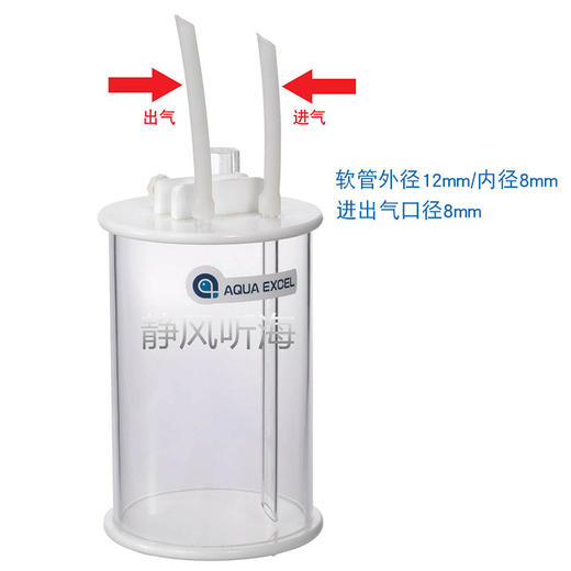 AE鱼缸自动补水桶迷你小型亚克力补水桶圆形透明桶背滤缸微缸用 商品图2