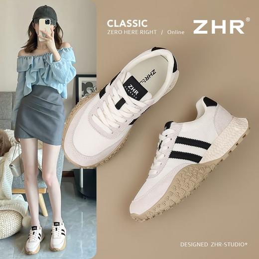 ZHR则则网面德训鞋女鞋多巴胺阿甘鞋2025新款休闲轻便休闲鞋 商品图1