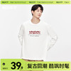 「棉的美学」美式潮流字母印花长袖T恤秋季宽松休闲百搭个性上衣 商品缩略图0