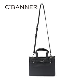 千百度冬季品质荔枝纹合成革女包A25595017