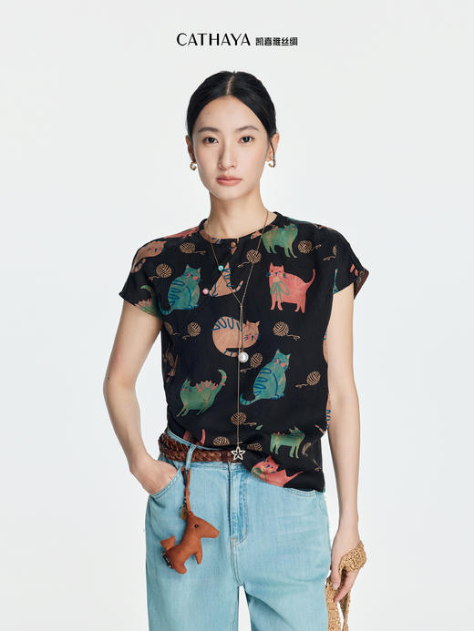 凯喜雅中式小衫 商品图0