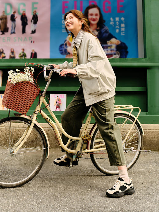 PANSY盼喜ri本百搭撞色轻便透气运动休闲鞋2025年秋款----4255 商品图2