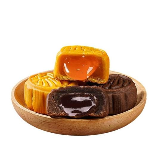 芋师傅流心奶黄月饼礼盒 广式流心月饼蛋黄酥中秋送礼套装礼品 商品图4