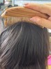《桃木系列-桃木梳》带柄桃木梳/海豚桃木梳：齿体圆润，手感舒适，100%纯桃木质感满满 商品缩略图3